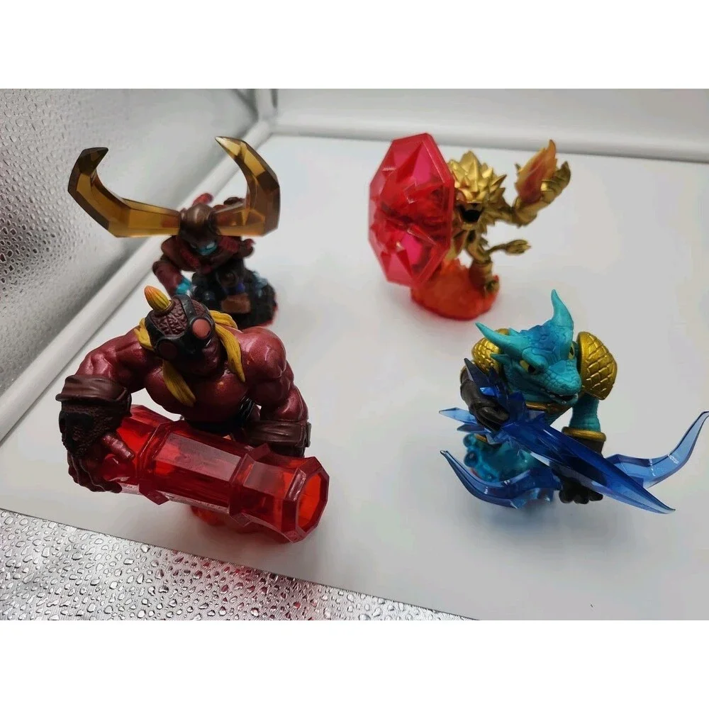 4 Activision Skylanders Trap Team Nitro Head Rush Master Snap Shot Ka-boom